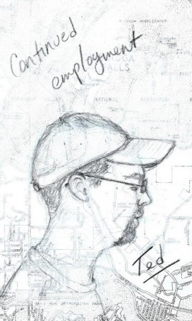drawing of ted for sketchbook project
