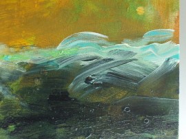abstract acrylic painting detail