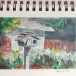 watercolor sketch of moraga california