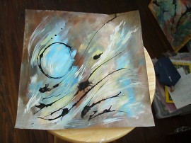 Colors and Lines, abstract painting by Life Needs Art