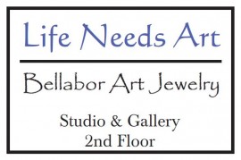 Life Needs Art, Bellabor Art Jewelry Sign