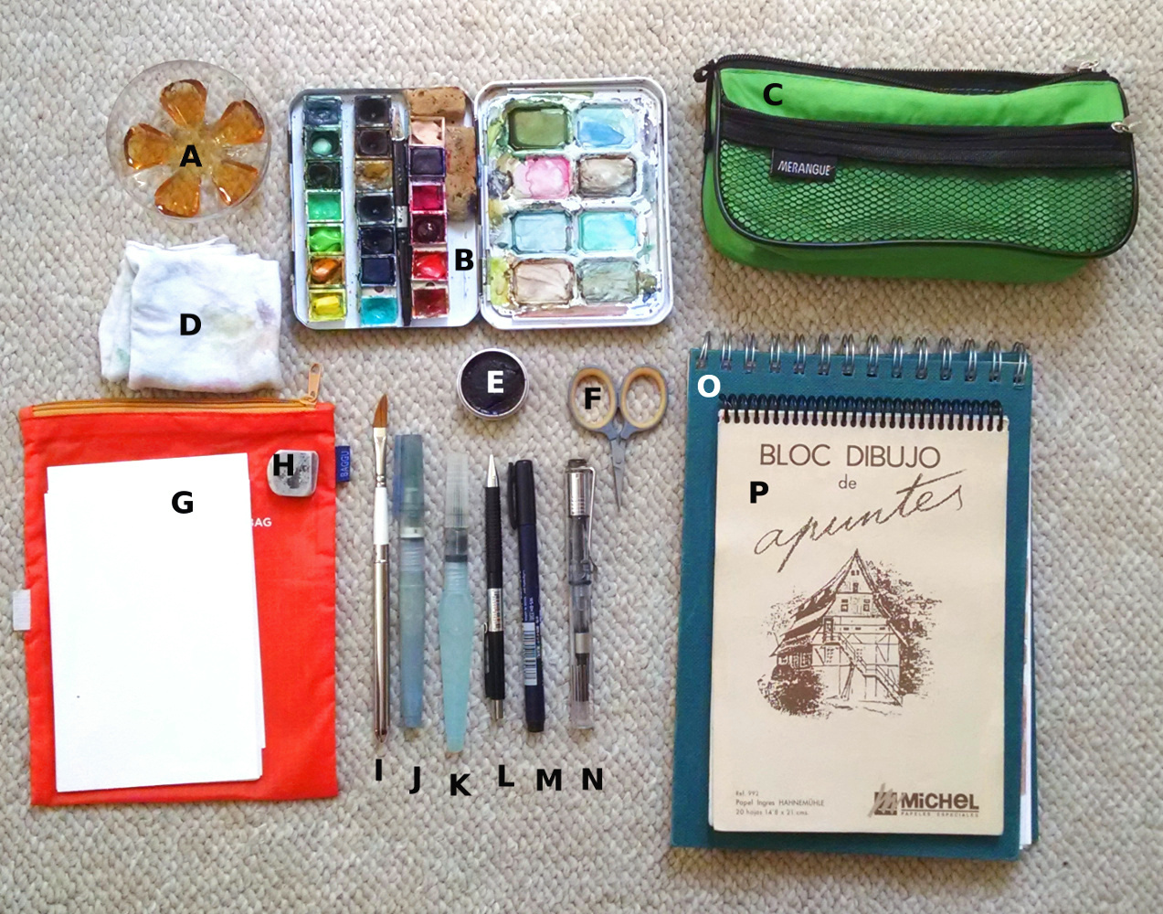 What's in my sketch kit? It doesn't matter. - Urban Sketchers