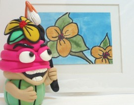 Cupcake Studio Mascot with ACEO
