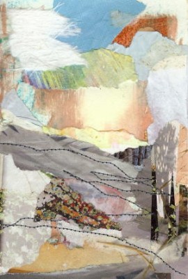 March Morning paper collage