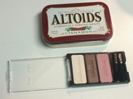 Cosmetic Palette and Mint Tin