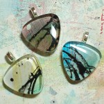 Glass Tile Pendant Necklaces by Life Needs Art