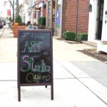 Life Needs Art Studio Open Sign