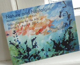 Nature and Nostalgia, Karen Koch, 2014, postcard