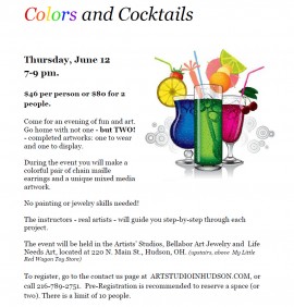 colors and cocktails, an evening of art and fun