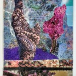 As She Grows, a postcard collage by Karen Koch, Life Needs Art