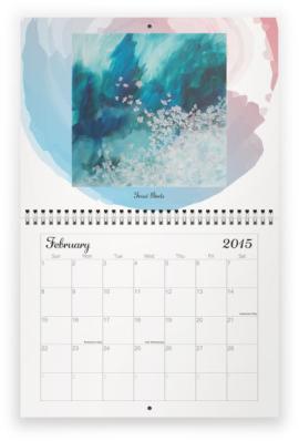 February 2015 Calendar Page