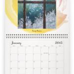 January 2015 Calendar Page