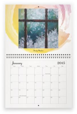 January 2015 Calendar Page