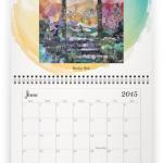 June 2015 Calendar Page