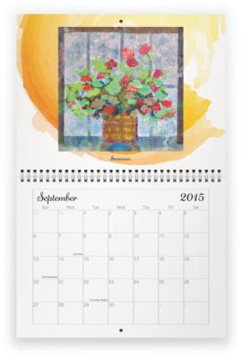 September 2015 Calendar Page
