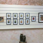 Collage Art at Cuyahoga Valley Art Center, Artists Cafe, by Karen Koch