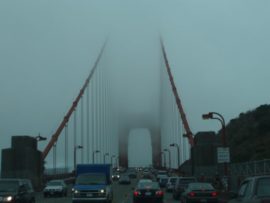 Golden Gate Bridge in Fog