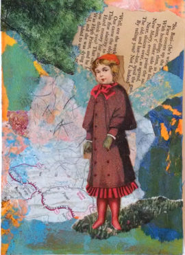 Sweet Marie, a collage, by Karen Koch