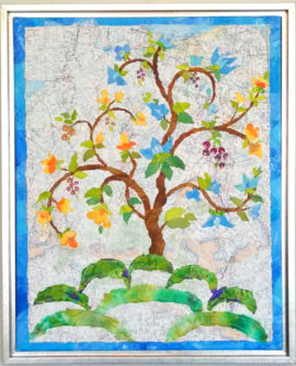 Tree of Life, collage, by Karen Koch