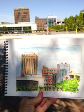 Akron Urban Sketch