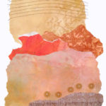 Elemental 2, a collage on paper, by Karen Koch