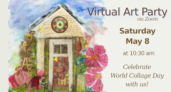 world collage day 2021 virtual art party