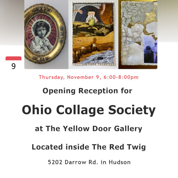 Ohio Collage Society Show at The Red Twig, Nov-Dec. 2023