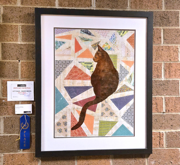 Quilted Kitty, 1st place award at Unveiled Mentor 2025